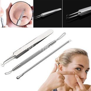 Acne Kit Spot Comedone Pimple Extractor 7pc Tool Blackhead