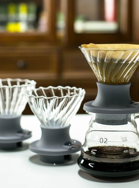 Pour Over Coffee Pot Set com caixa de presente moedor de fe