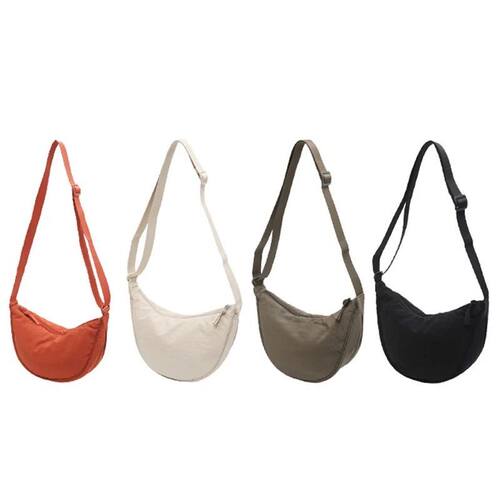 New Simple and Casual Solid Color Nylon Large Capacity Women