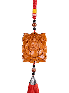 桃木雕刻十二生肖挂件