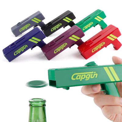 capgun发射开瓶器啤酒手枪创意