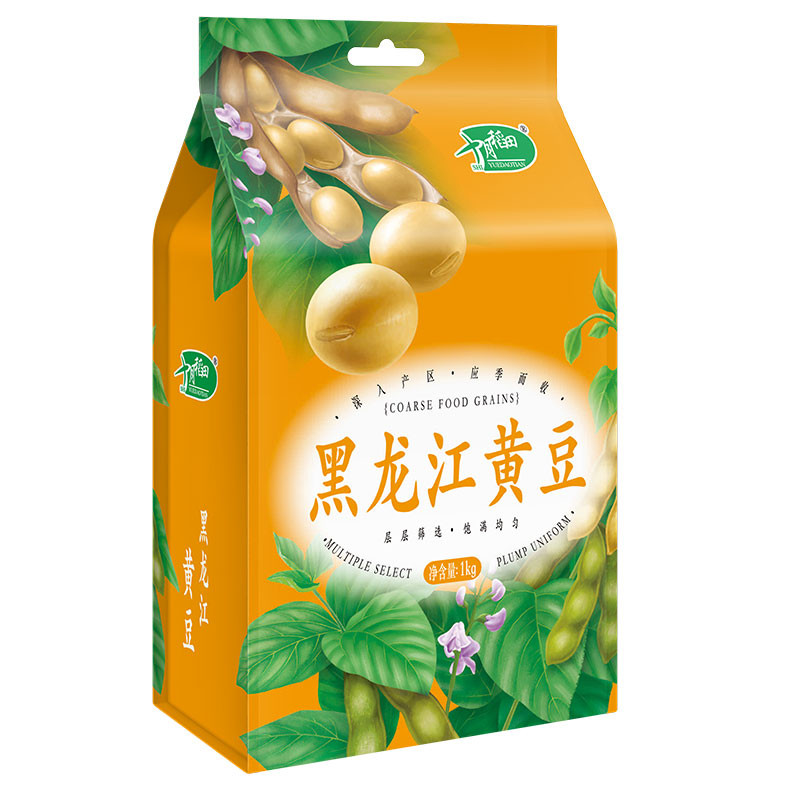 豆香纯正 东北本地黄豆 粒大皮薄 吃法多样
