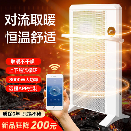石墨稀取暖器家用电暖气片节能暖气机2025新款客厅大面积电暖器