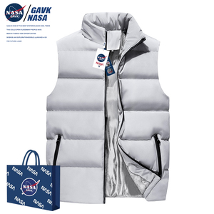 NASA GAVK棉马甲秋冬季加厚外穿羽绒棉服无袖背心坎肩男女同款