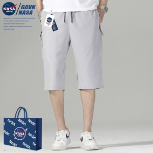 NASA GAVK2024春夏季百搭情侣男女同款新品潮流五分短裤七分中裤