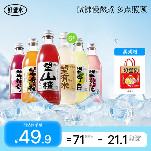 好望水望山楂气泡果汁