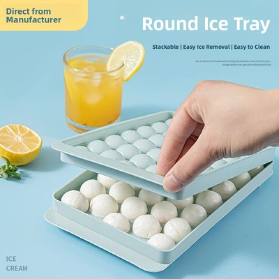 Round Rhombus Ice Mould Ice Cube Tray Cube Maker PP Whisky