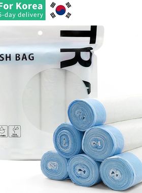 Garbage Bag with Drawstring Household Disposable Transparent