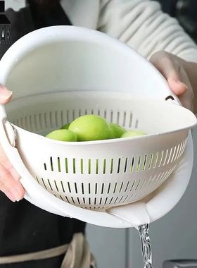 Kitchen Fruit Tray Removable Double Layer Fruit And Vegetabl