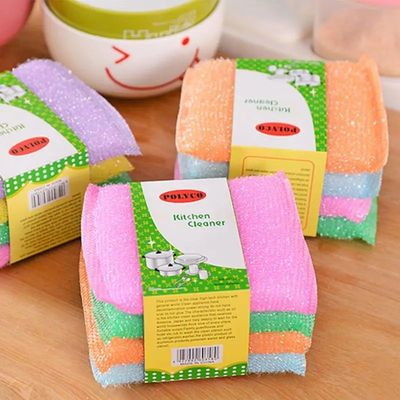 Kitchen nonstick oil scouring pad oil cleaning cloth washing