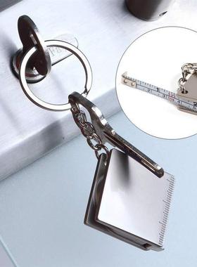 Steel Tape Measure Keychn1.2米金属卷尺钥匙扣便携