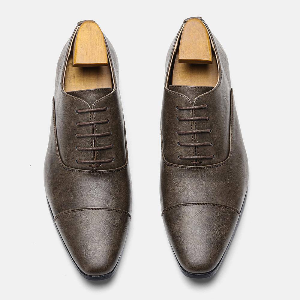 Men brush color business shoes comfortable dress shoes 男鞋