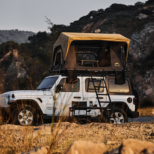 秋野地诺曼底气压车顶帐篷超轻