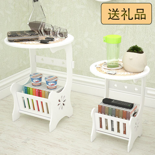 简约茶几家用阳台客厅小圆桌子小户型休闲简易方桌卧室床头柜