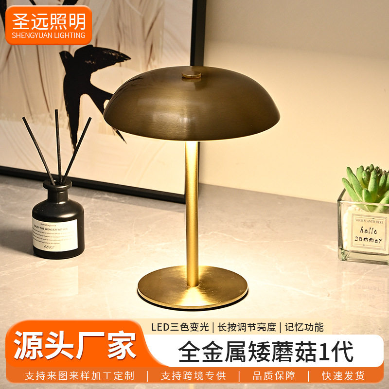 天台餐桌卧室圣诞节礼物照明LED小台灯可调光触摸亚克力ub小夜灯