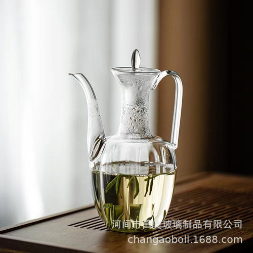 围炉煮茶壶高硼硅仿宋手执壶复古贵妃壶大容量泡茶壶新创意绿茶壶