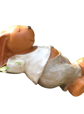 摆件露台花园小兔子仿真动物