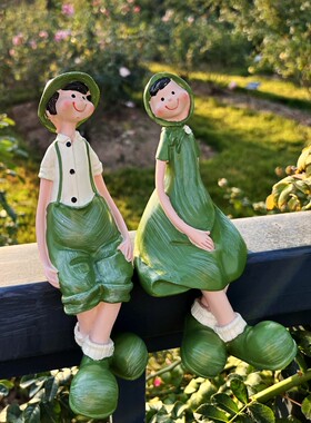 摆件装饰品娃娃户外庭院花园树脂