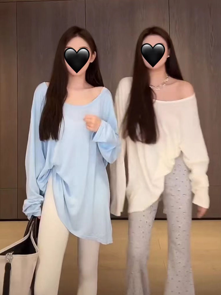 防晒长袖T恤女温婉同款