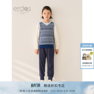 运动百搭儿童休闲裤 男女童休闲卫裤 鄂尔多斯童装 erdosKIDS