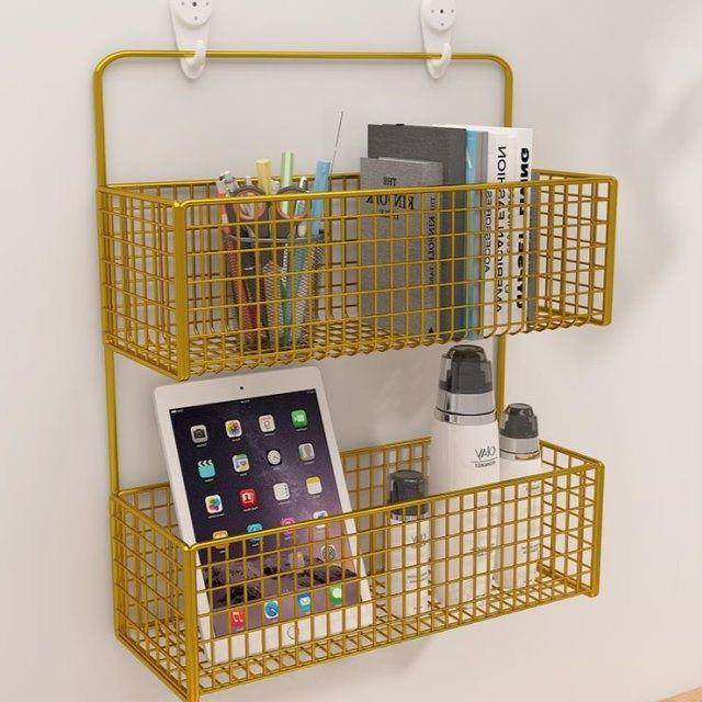 壁挂收纳架免打孔墙上置物架卫生间浴室收纳贴墙宿舍床头墙面书架,收纳整理,书桌收纳置物架,淘宝优惠券,粉丝福利购,淘宝优惠卷
