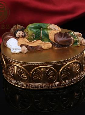 供应古典侧卧人物首饰盒摆件室内装饰生日礼物树脂工艺品
