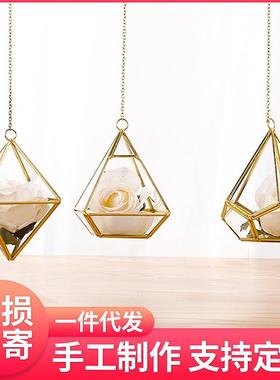 创意几何容器玻璃花房微景观透明玻璃陈列罩家居客厅软装饰品摆件