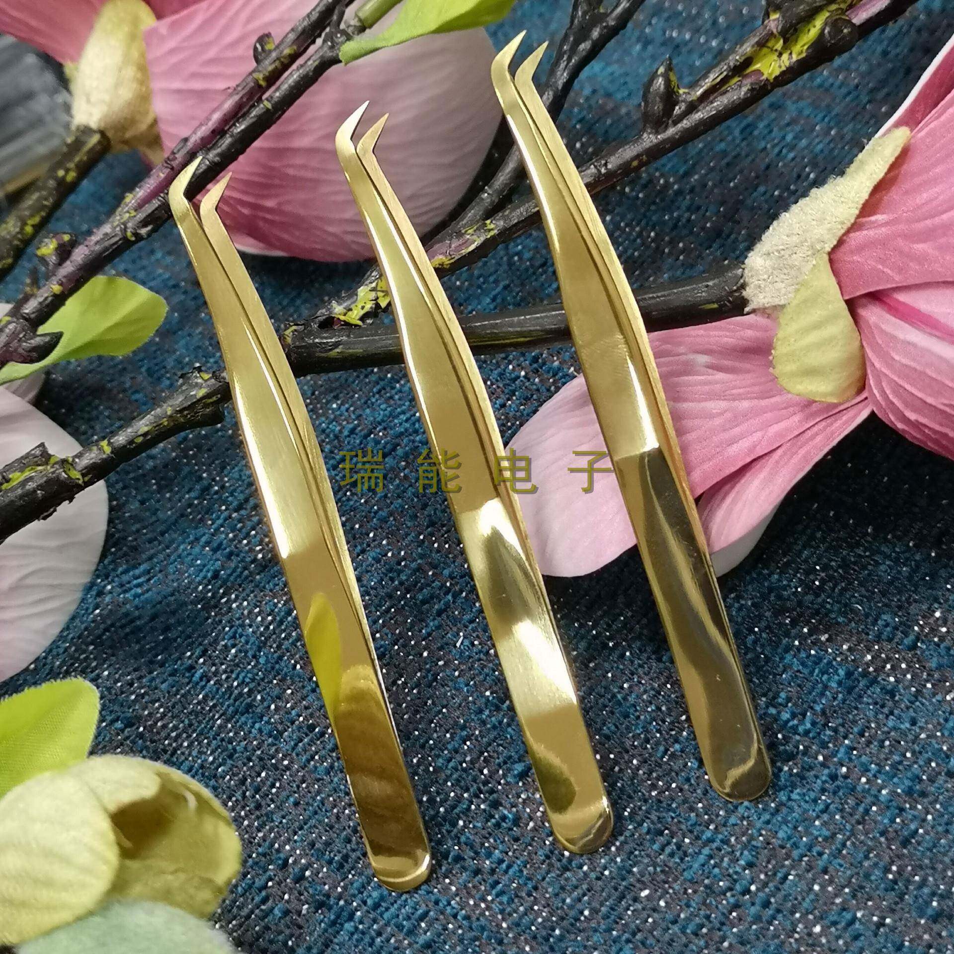 新推VETUS高精密睫毛嫁接鹰嘴开花镊子MCS-6B