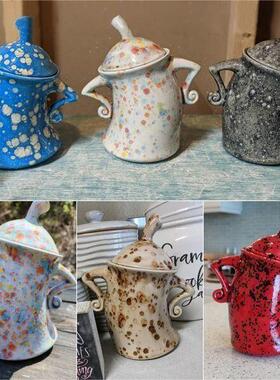 恶搞的杯子装饰品摆件家居庭院套装杯子收纳创意摆件设计艺术