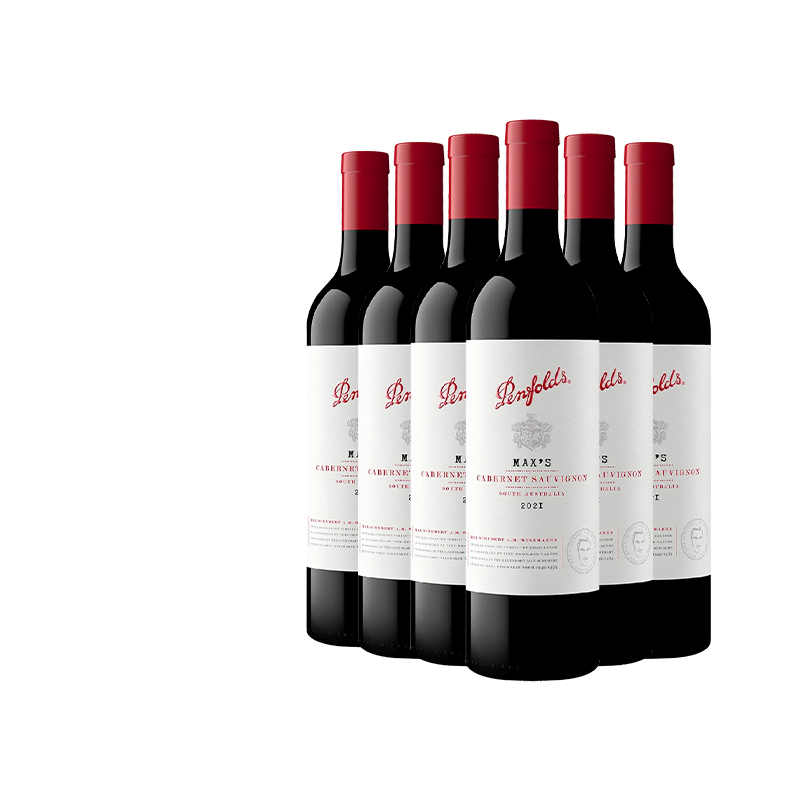 奔富麦克斯6瓶装干红葡萄酒