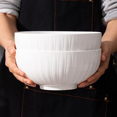 汤碗家用2025新款轻奢高级感大号汤面碗拉面碗陶瓷碗大碗创意餐具