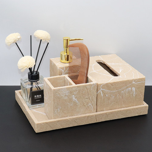 酒店轻奢卫生间洗漱套装