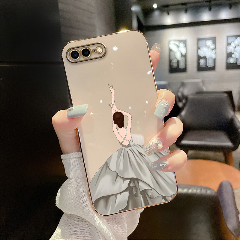 苹果手机壳pg7女款硅胶全包防摔