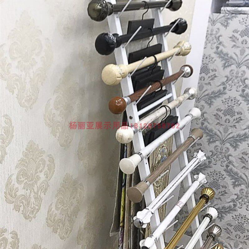 圆管材墙纸卷纸样品展示架线条纸筒汽车膜窗帘杆罗马杆展架置物架
