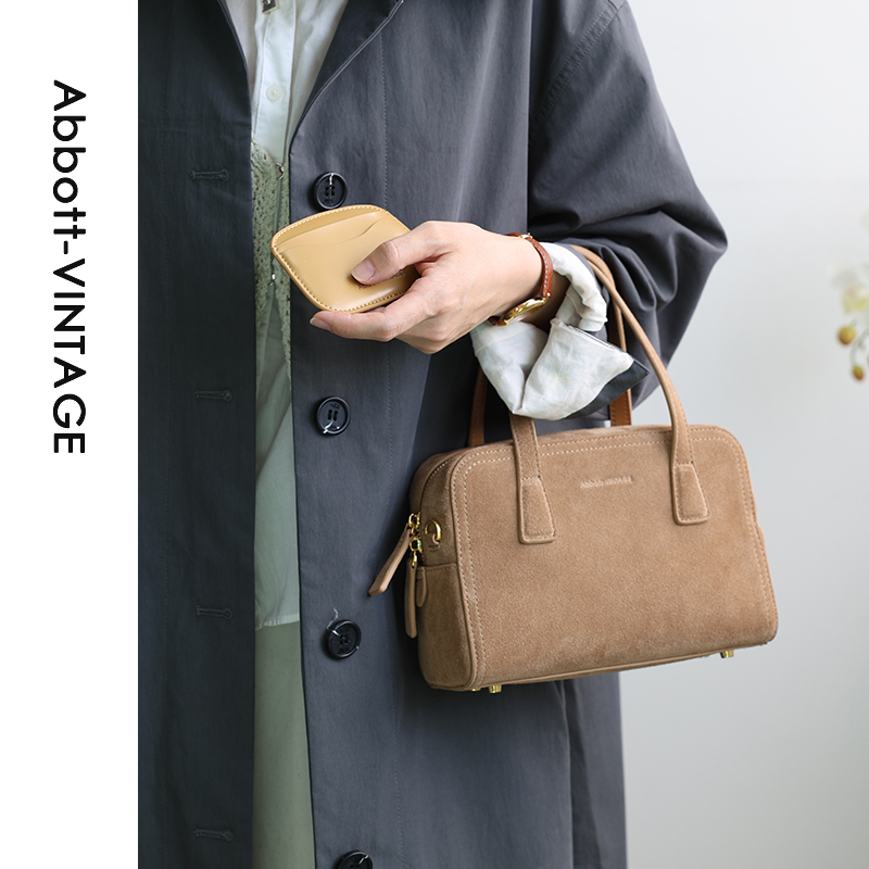 磨砂包复古简约原创单肩手提斜挎