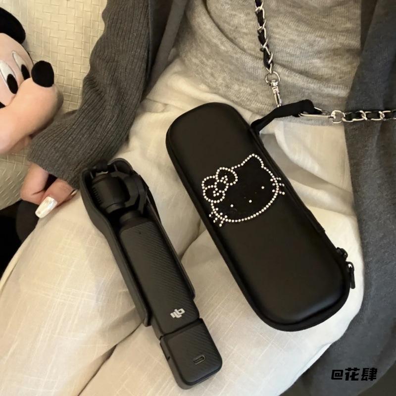 收纳盒大疆保护套适用于大疆pocket3保护套小香风链条防摔