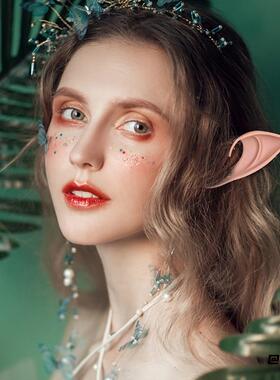 coser精灵假耳朵二次元妖精演出假耳朵表演cosplay