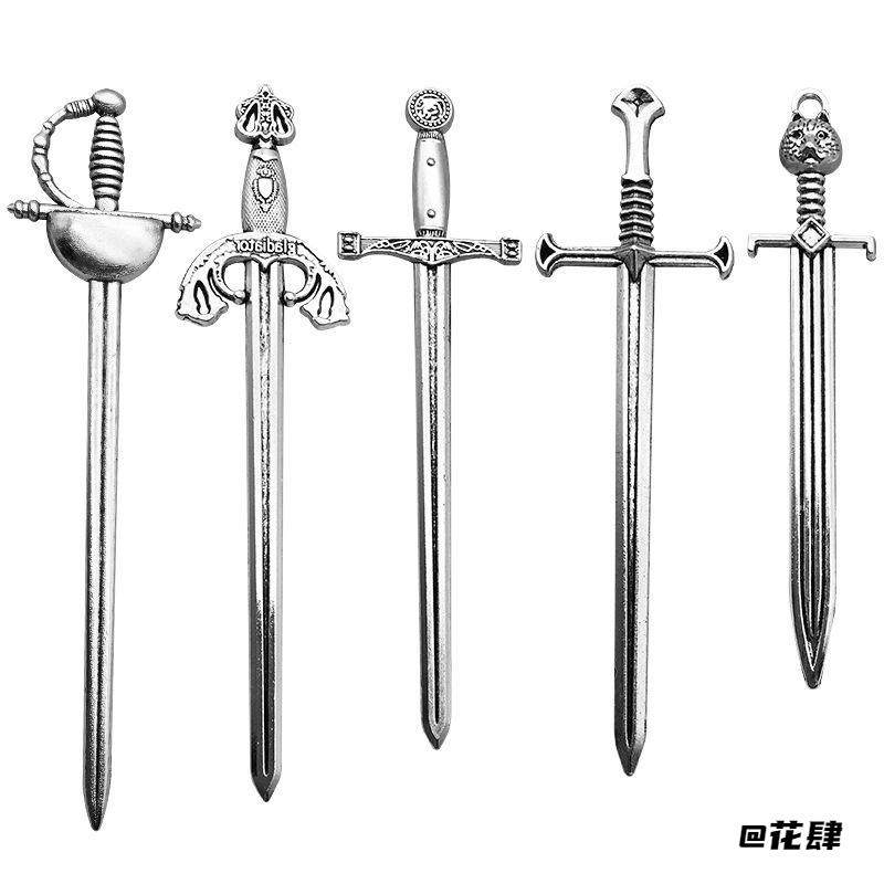 挂件风格手工创意百搭配件刀剑项链服饰装痛包宝剑饰品DIY长剑,饰品/流行首饰/时尚饰品新,其他DIY饰品配件,淘宝优惠券,粉丝福利购,淘宝优惠卷