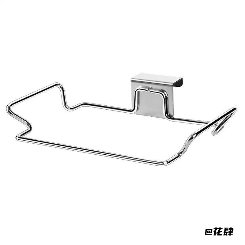 橱柜悬挂简易背心袋家用免打孔挂式垃圾架墙上卫生间柜门多功能