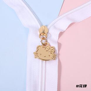 儿童配件甜美衣服简单KT猫拉链头猫头光滑做工精细实用牢固可爱