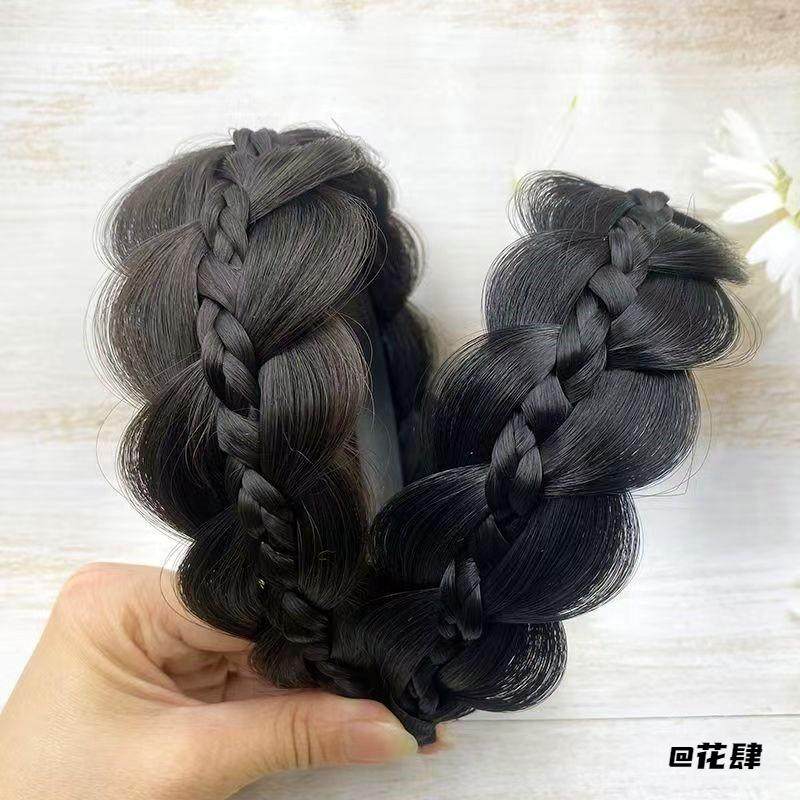 增高颅顶鱼骨辫发箍新款葫芦辫遮发缝仿真假发发箍无痕夹心鱼骨辫,饰品/流行首饰/时尚饰品新,发饰,淘宝优惠券,粉丝福利购,淘宝优惠卷