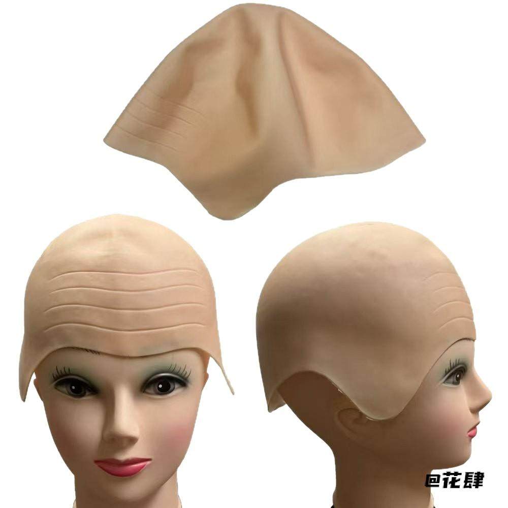 无异味尼姑假发头皮头套万圣节头皮化妆和尚光头假发头皮套表演