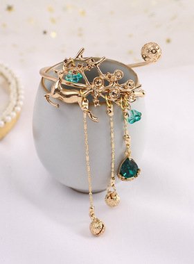 王者瑶衍生手镯古风手链 汉服手饰开口镯子礼物宫廷复古饰品