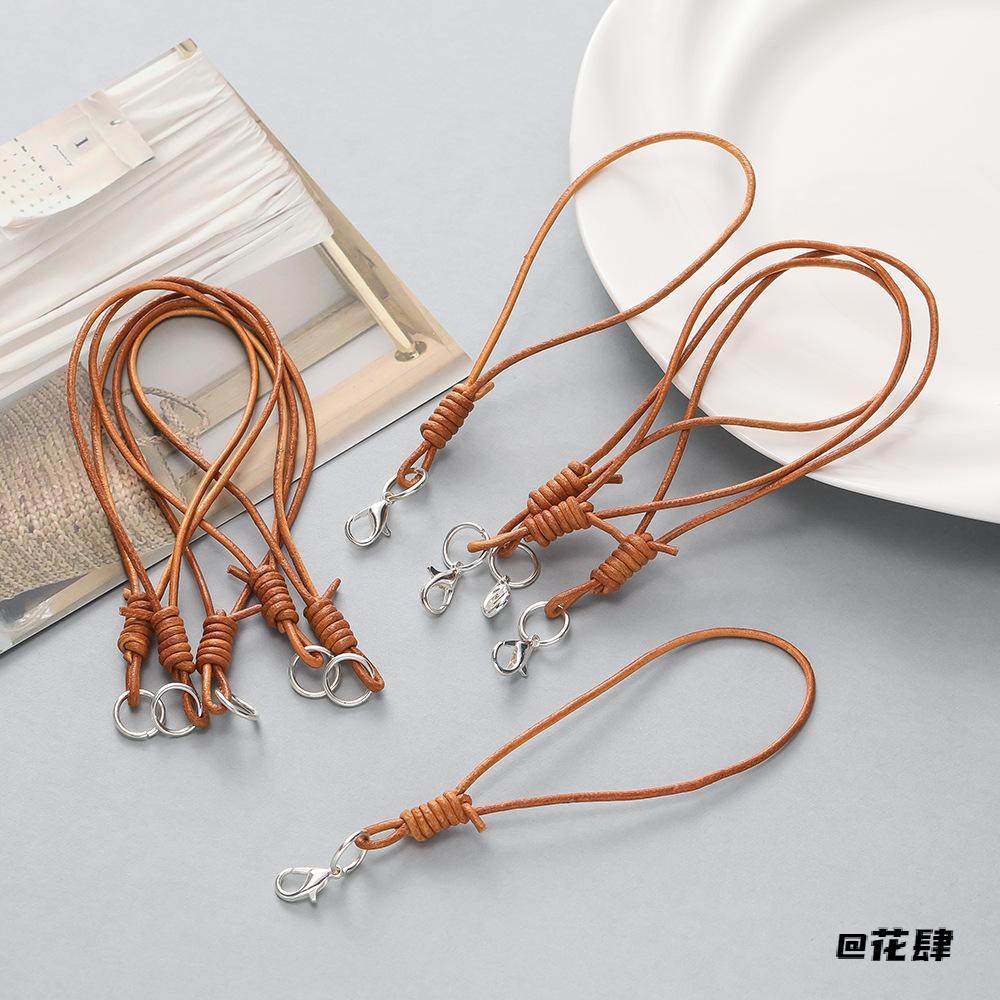 牛皮绳挂绳挂件吊坠麂皮绳挂件diy金属扣手工编织麂皮绳半成品,饰品/流行首饰/时尚饰品新,绳,淘宝优惠券,粉丝福利购,淘宝优惠卷
