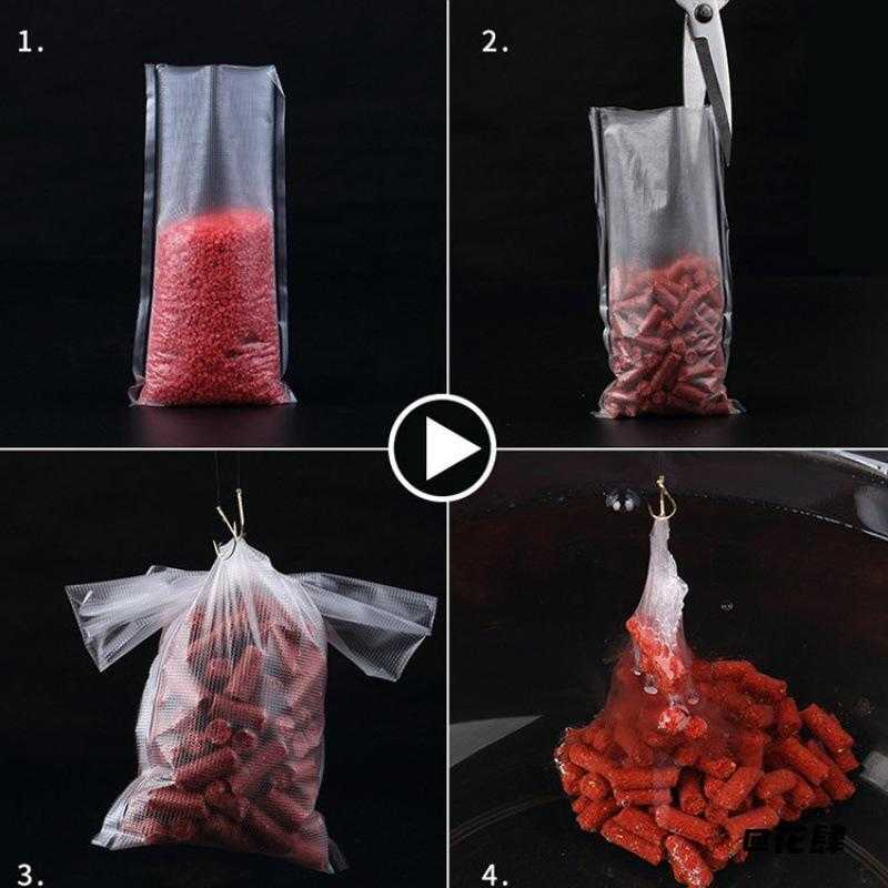 水溶袋速溶新型PVA钓鱼水溶袋户外钓鱼精准打窝钓鱼专用
