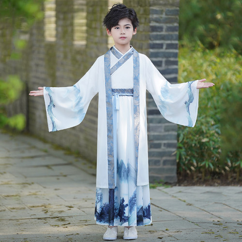 儿童古装槿木华男童春秋
