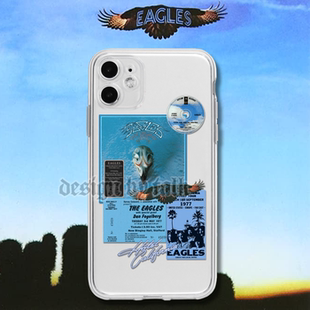 老鹰乐队摇滚透明华为荣耀小米OPPO红米realme三星vivo一加iQOO手机壳适用苹果13iPhone12promax14plus11xr15