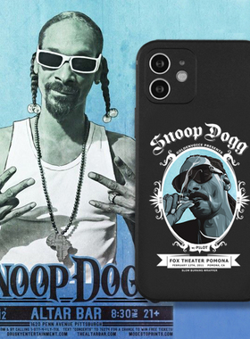 Snoop dogg狗爷手机壳嘻哈华为荣耀小米OPPO红米realme三星vivo一加iQOO适用苹果13iPhone12promax14xr15plus