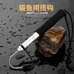 钩鱼器搭钩可伸缩冰钓锚鱼钩子叉钩船钓海钓捞鱼抓鱼器野钓用渔具