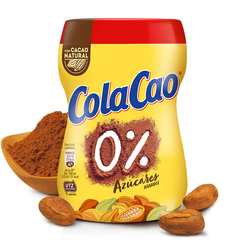 西班牙原装进口ColaCao可可粉冲饮不加糖热巧克力冲饮牛奶伴侣